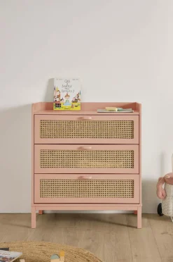 Commode 3 tiroirs Sam - Terracotta