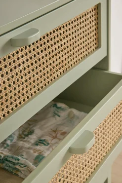 Commode 3 tiroirs Sam - Vert sauge