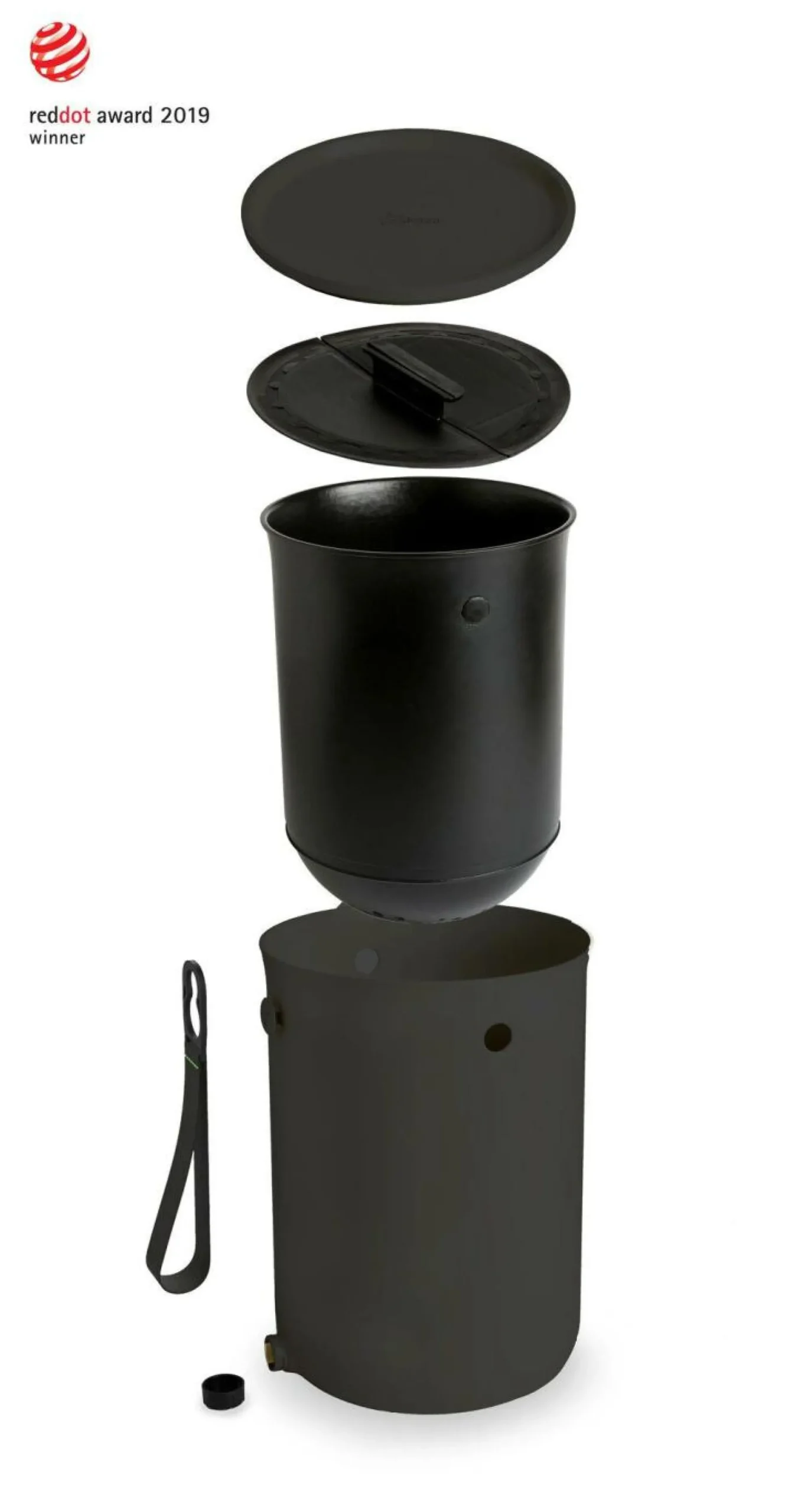 Composteur interieur Bokashi Organko 2 - Noir