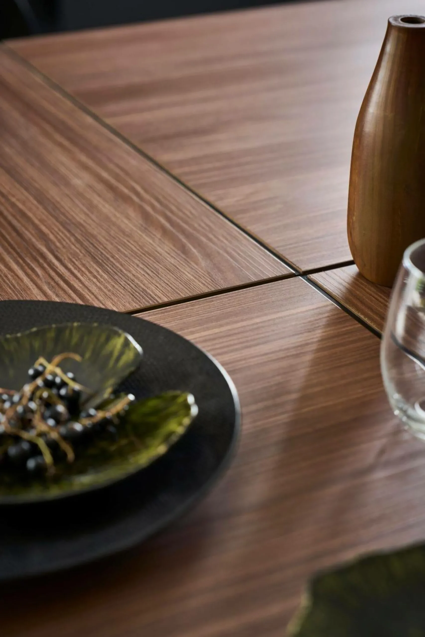 COSTA NOVA Assiette grès feuille Alchémille Riviera Foret