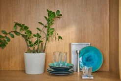 COSTA NOVA Lot de 6 Assiettes creuses Riviera - Bleu azur