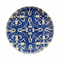 COSTA NOVA Lot de 6 Assiettes plates Algarve - Losange