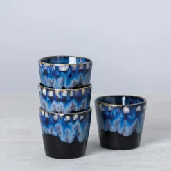 COSTA NOVA Lot de 6 Tasses Lungo Grespresso - Noir