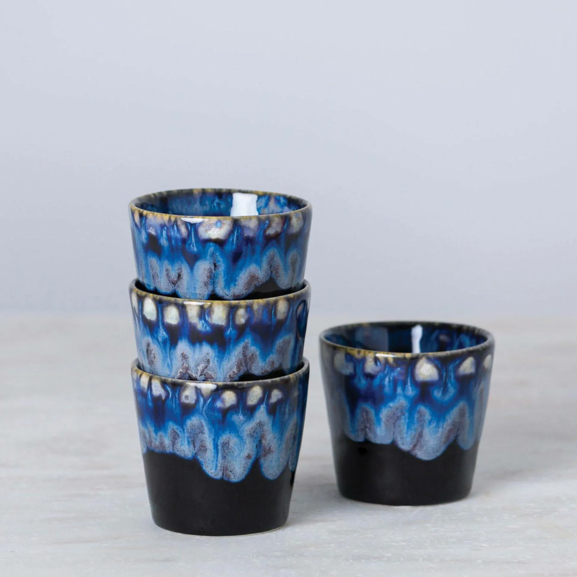 COSTA NOVA Lot de 6 Tasses Lungo Grespresso - Noir