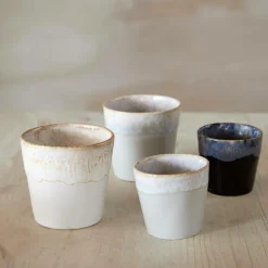 COSTA NOVA Lot de 6 Tasses Lungo Grespresso - Blanc