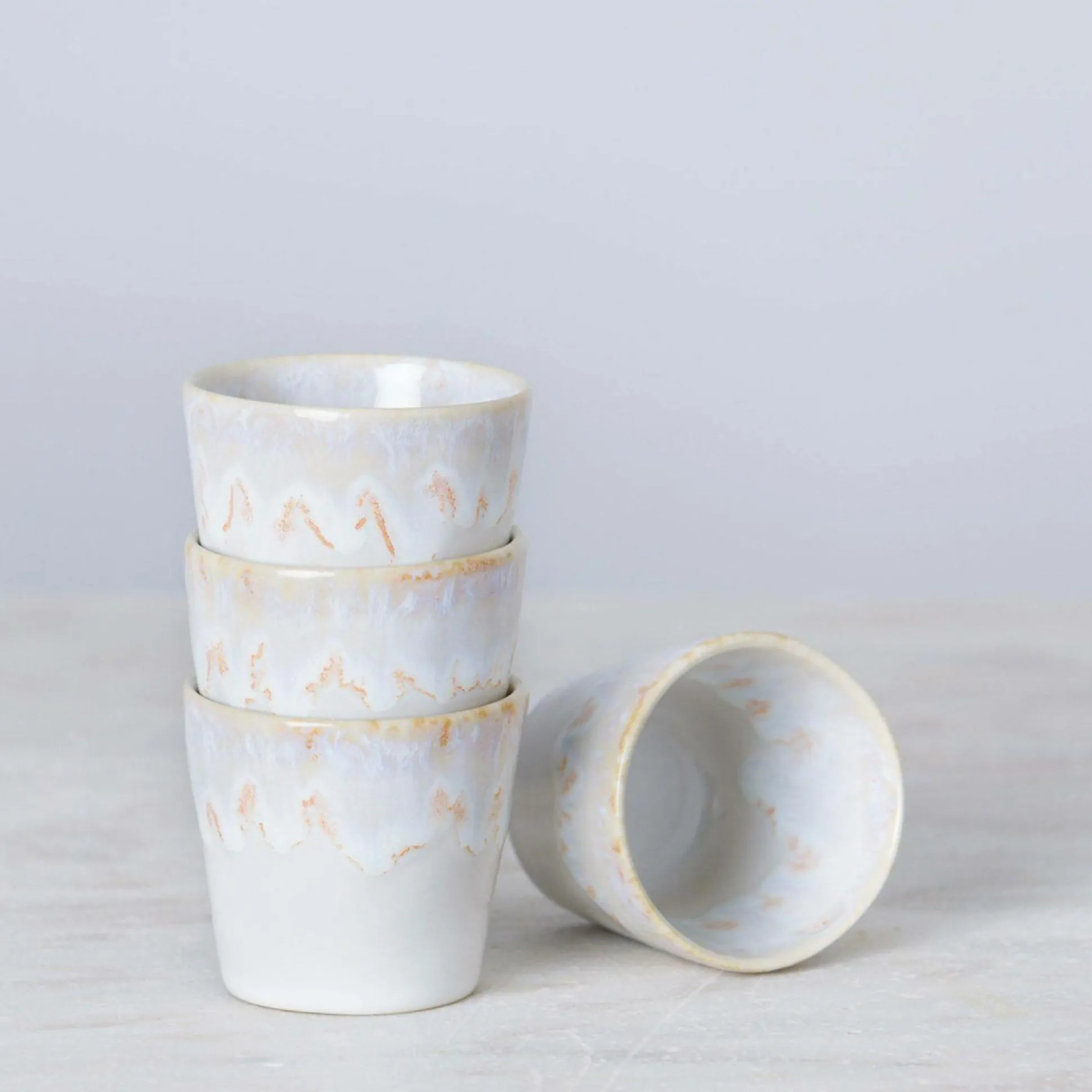 COSTA NOVA Lot de 6 Tasses Expresso Grespresso - Blanc