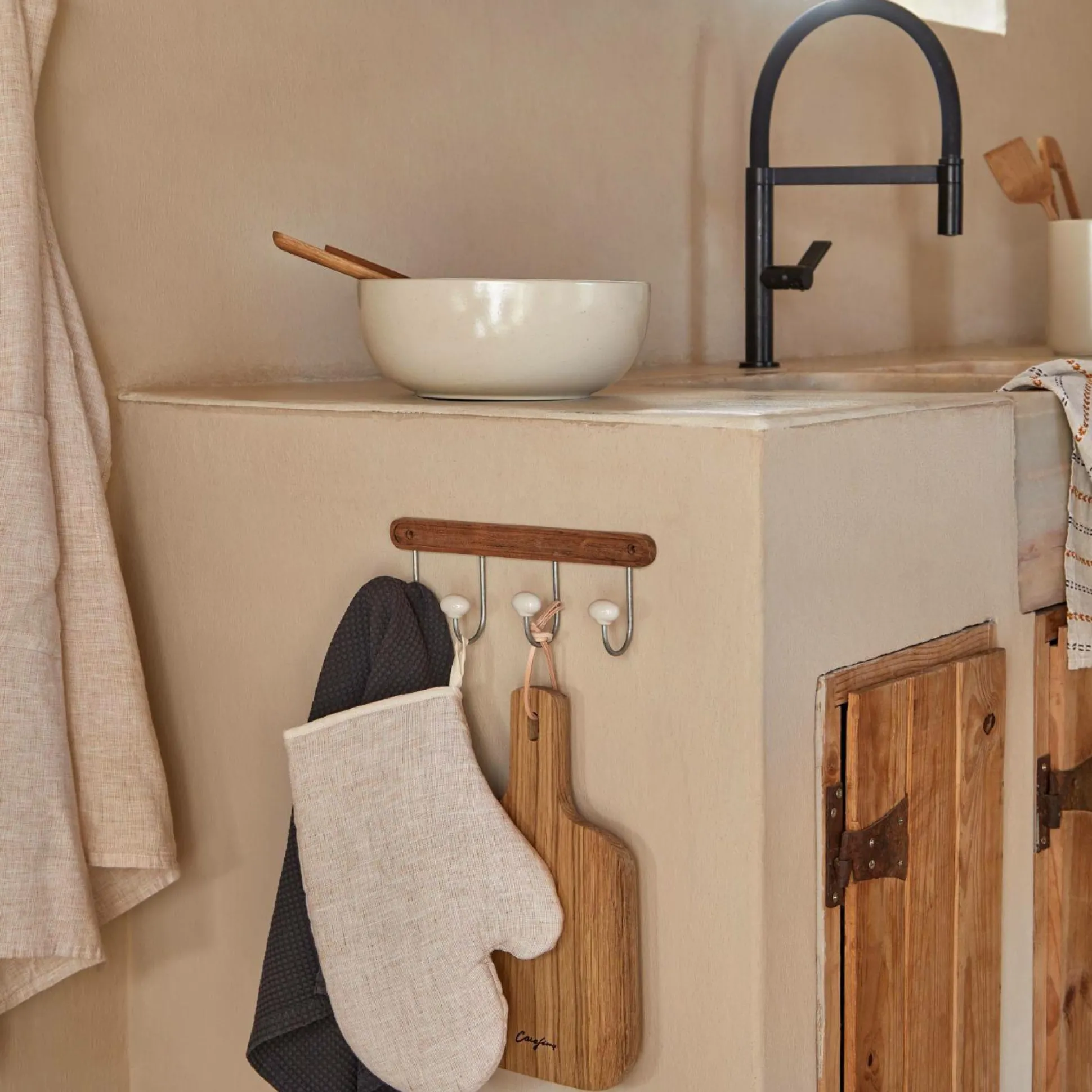 COSTA NOVA Planche à découper avec poignée 30cm Oak Wood