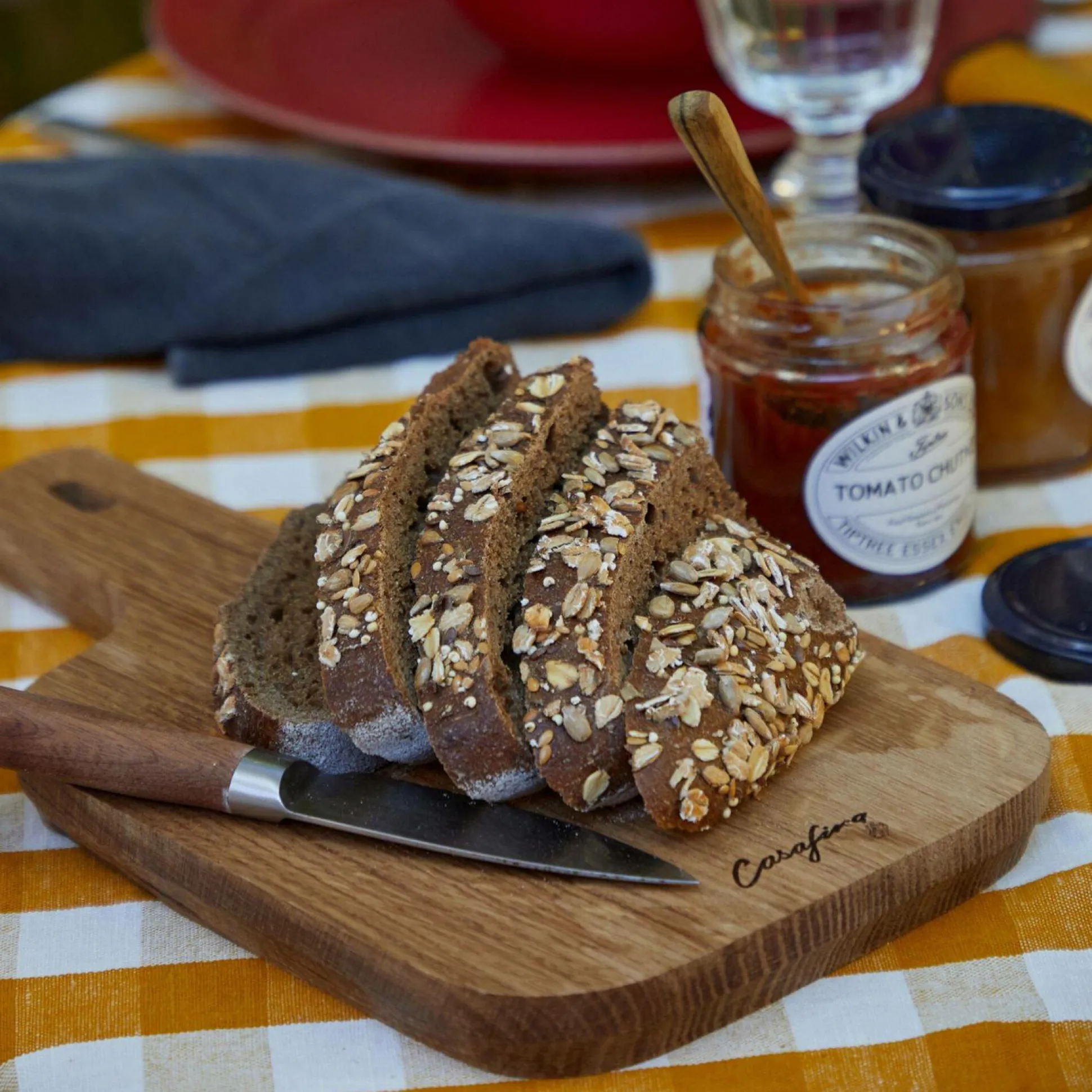 COSTA NOVA Planche à découper avec poignée 30cm Oak Wood