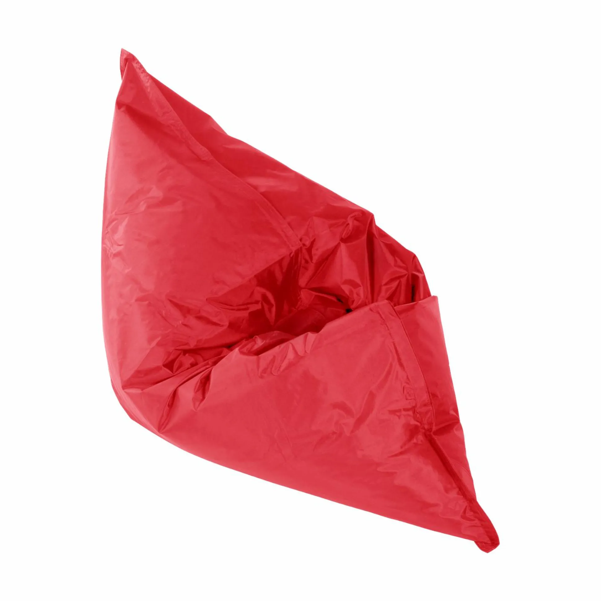 COTTON WOOD Pouf de sol rectangulaire 110 x 130 cm IN&OUT - Rouge Cerise