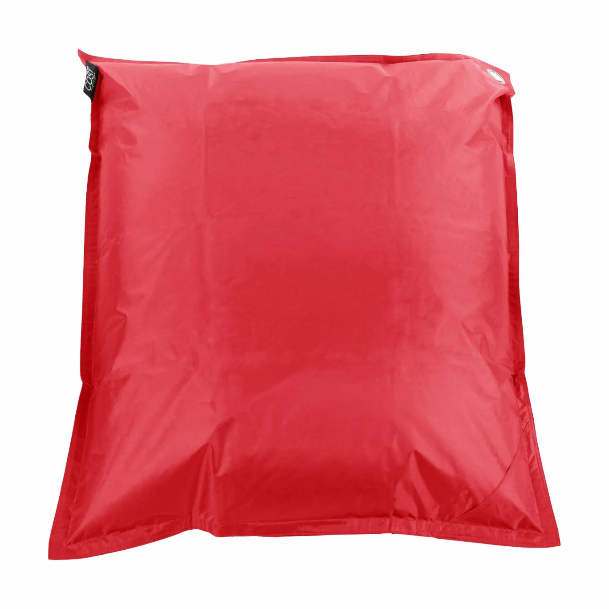 COTTON WOOD Pouf de sol rectangulaire 110 x 130 cm IN&OUT - Rouge Cerise