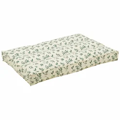 Coussin matelas palette recyclé Heva - Feuillage