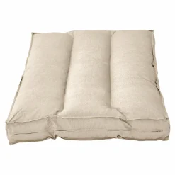 Coussin matelas palette recyclé Heva - Ecru