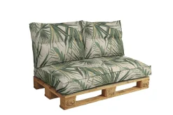 Coussin matelas palette recyclé Heva - Jungle