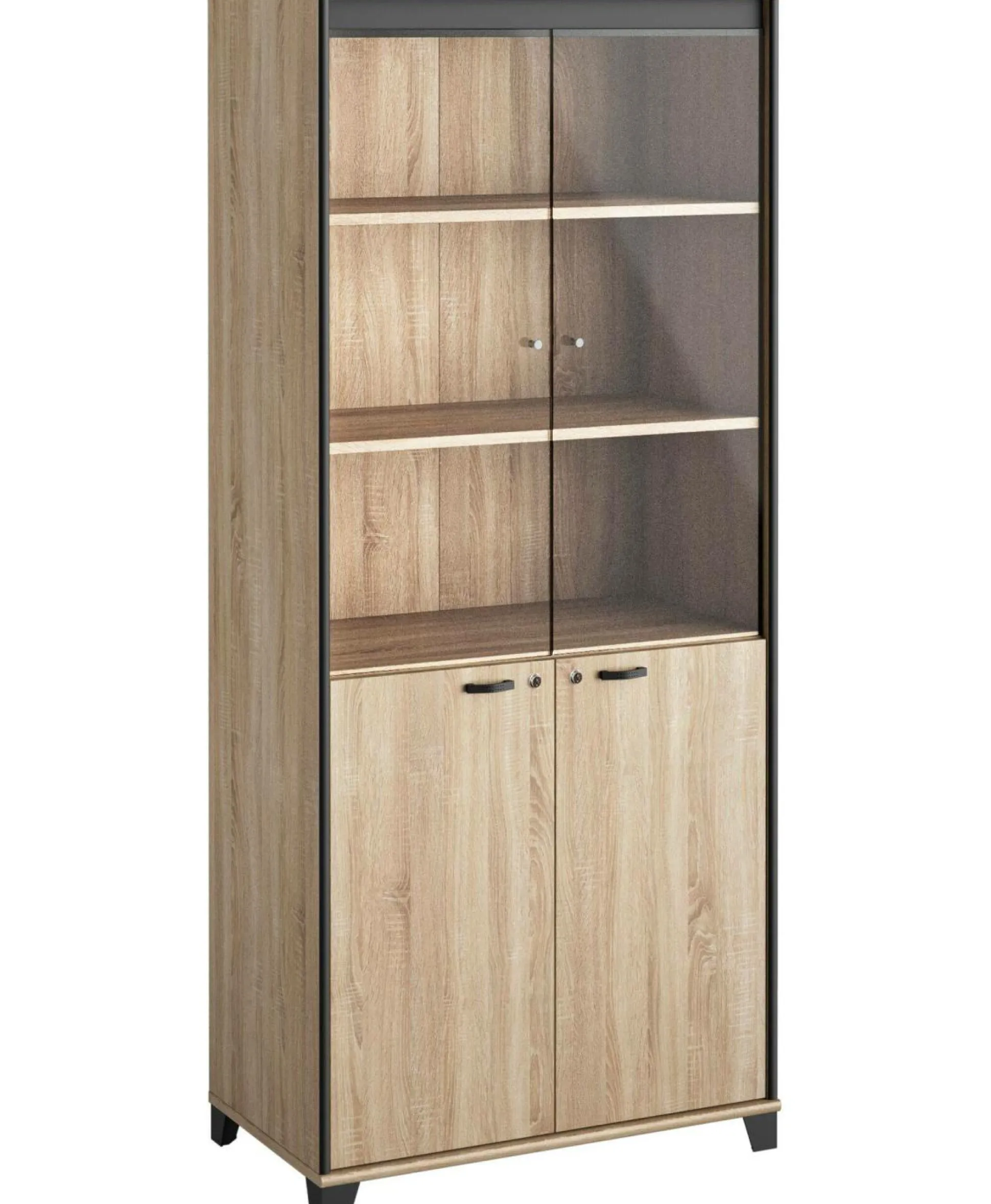 C.PRO PAR CAMIF Bibliothèque 2 portes Gregory