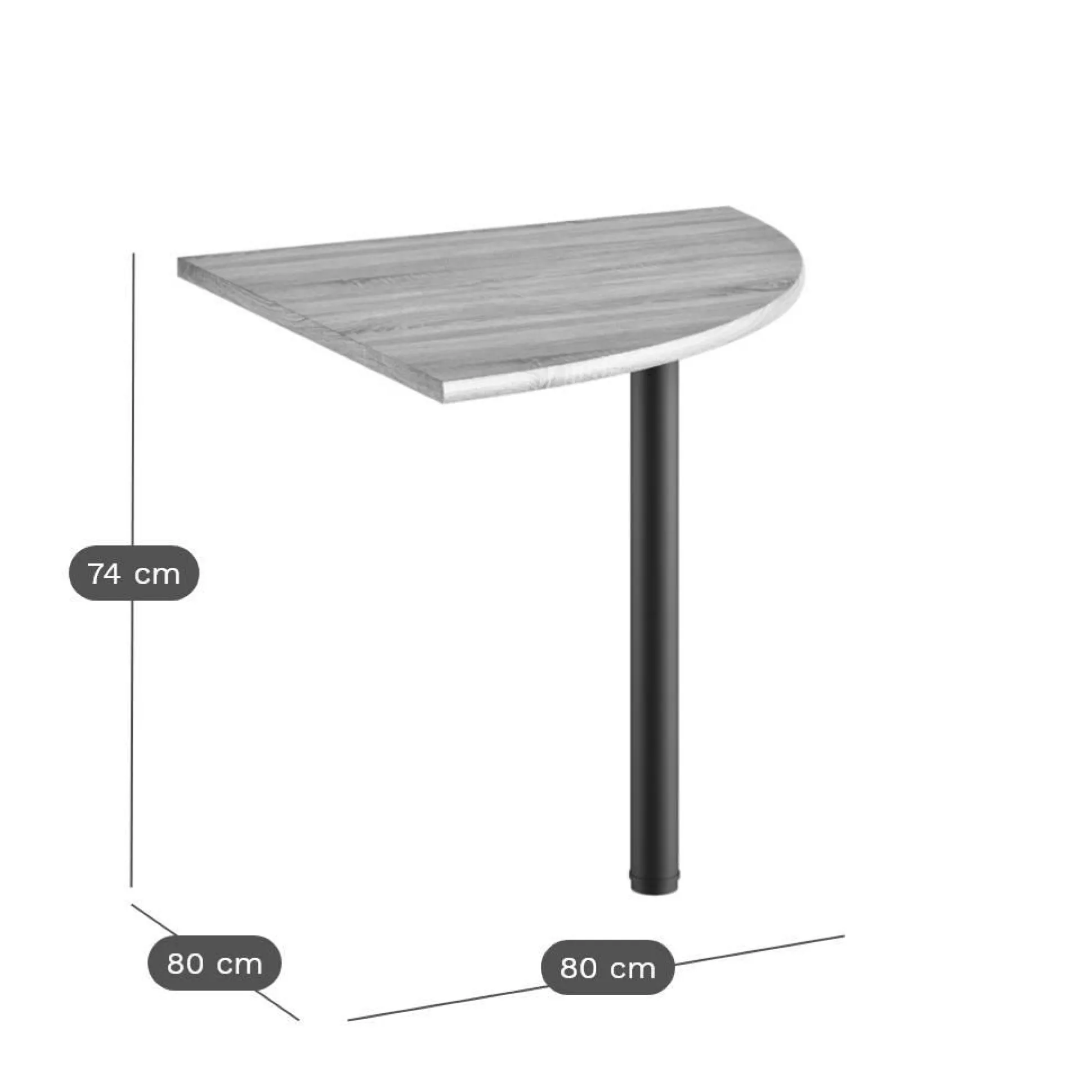 C.PRO PAR CAMIF Bureau complet + caisson Gregory - Largeur 140 cm