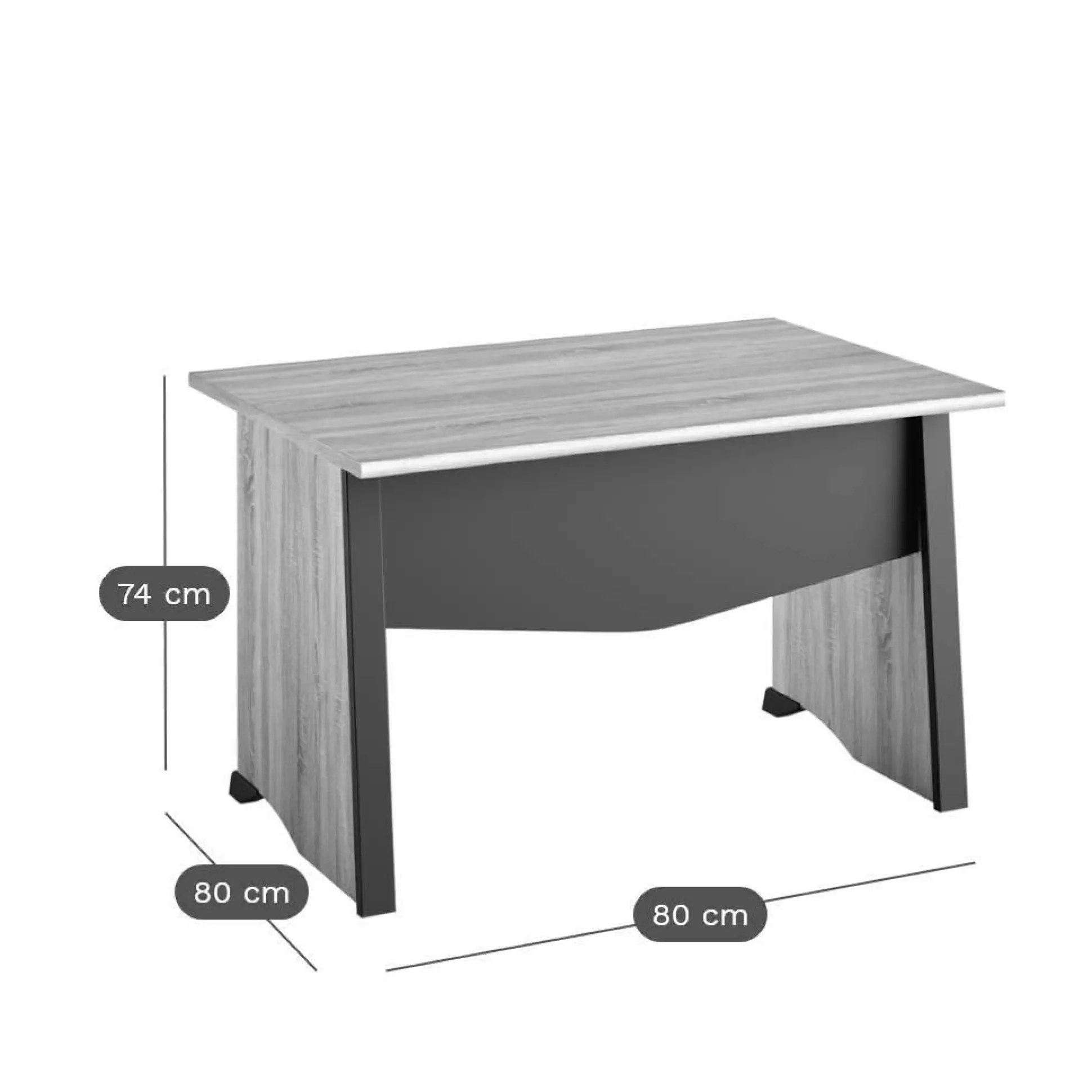 C.PRO PAR CAMIF Bureau complet + caisson Gregory - Largeur 120 cm