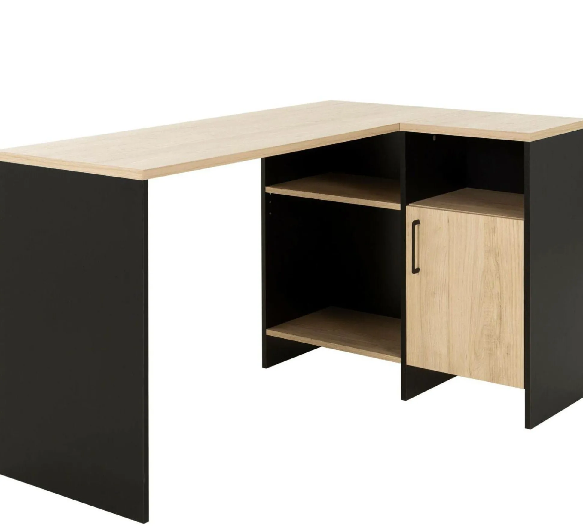 C.PRO PAR CAMIF Bureau d'angle Garry noir