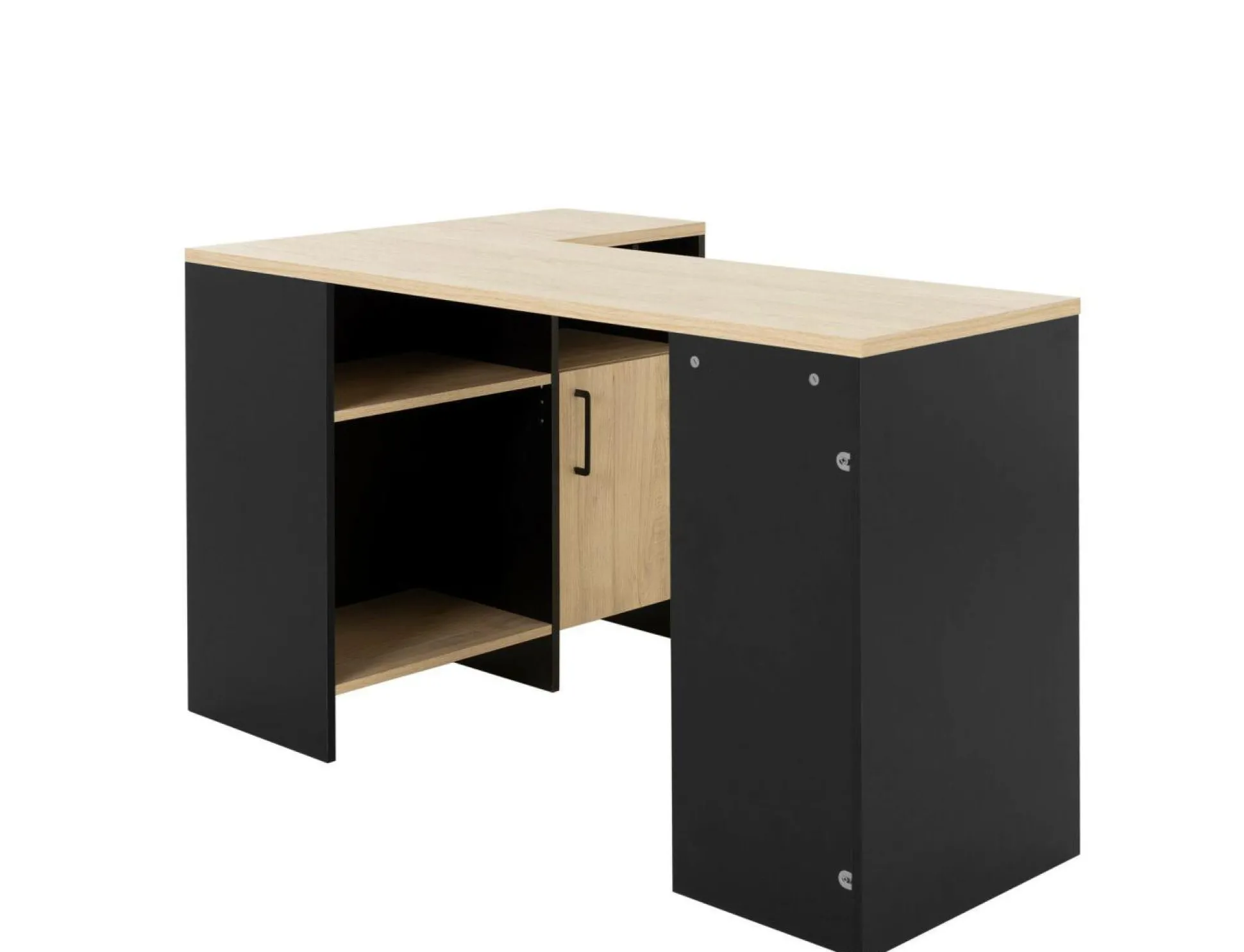 C.PRO PAR CAMIF Bureau d'angle Garry noir