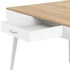 C.PRO PAR CAMIF Bureau Horizon - Chêne/Blanc