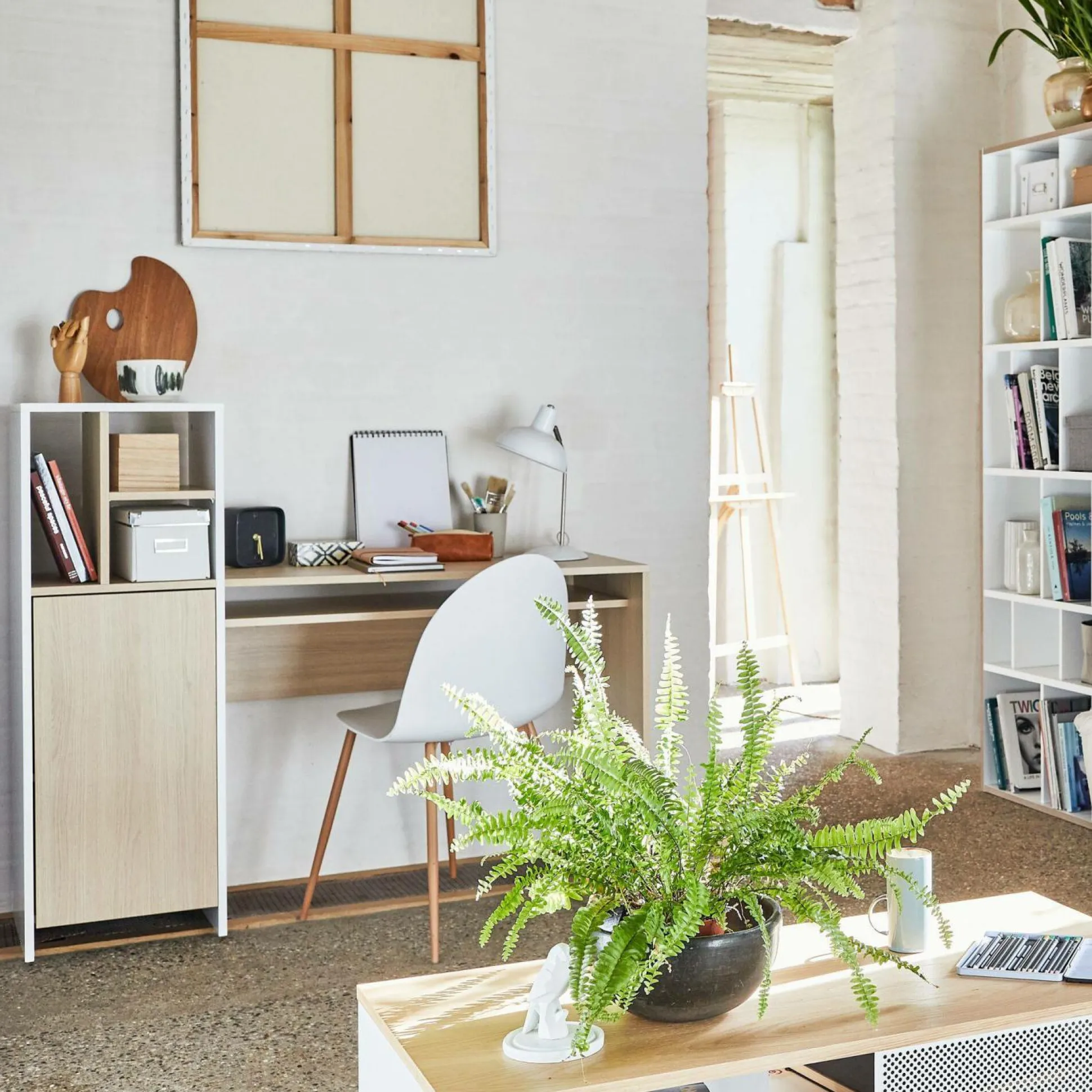 C.PRO PAR CAMIF Bureau Mitch - Chêne/Noir