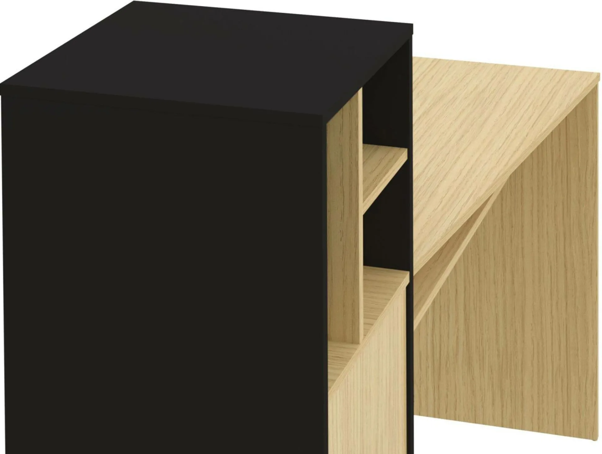 C.PRO PAR CAMIF Bureau Mitch - Chêne/Noir