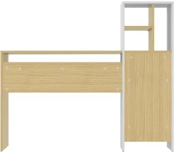 C.PRO PAR CAMIF Bureau Mitch - Chêne/Blanc