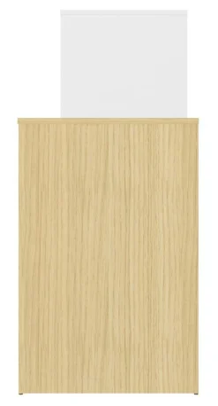 C.PRO PAR CAMIF Bureau Mitch - Chêne/Blanc