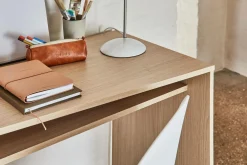 C.PRO PAR CAMIF Bureau Mitch - Chêne/Blanc