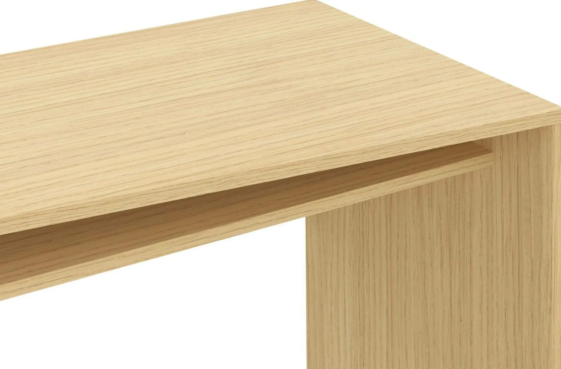 C.PRO PAR CAMIF Bureau Mitch - Chêne/Blanc