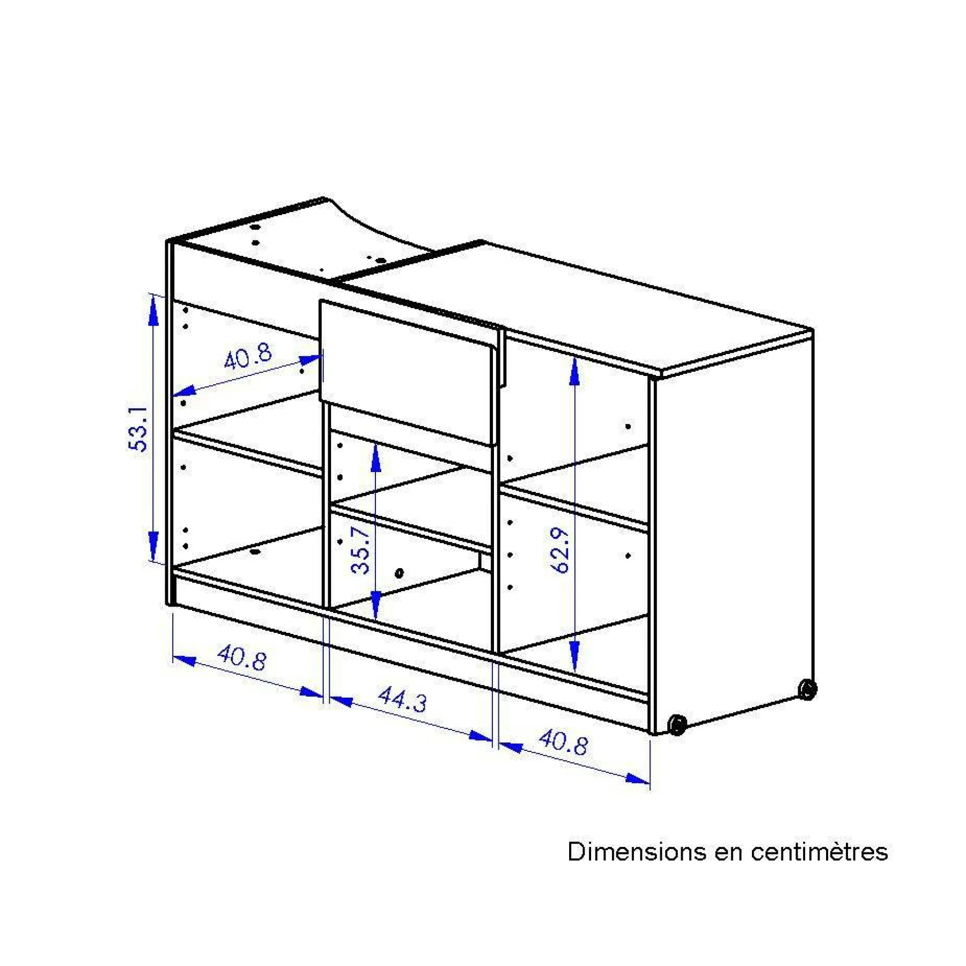 C.PRO PAR CAMIF Bureau pivotant Gibril