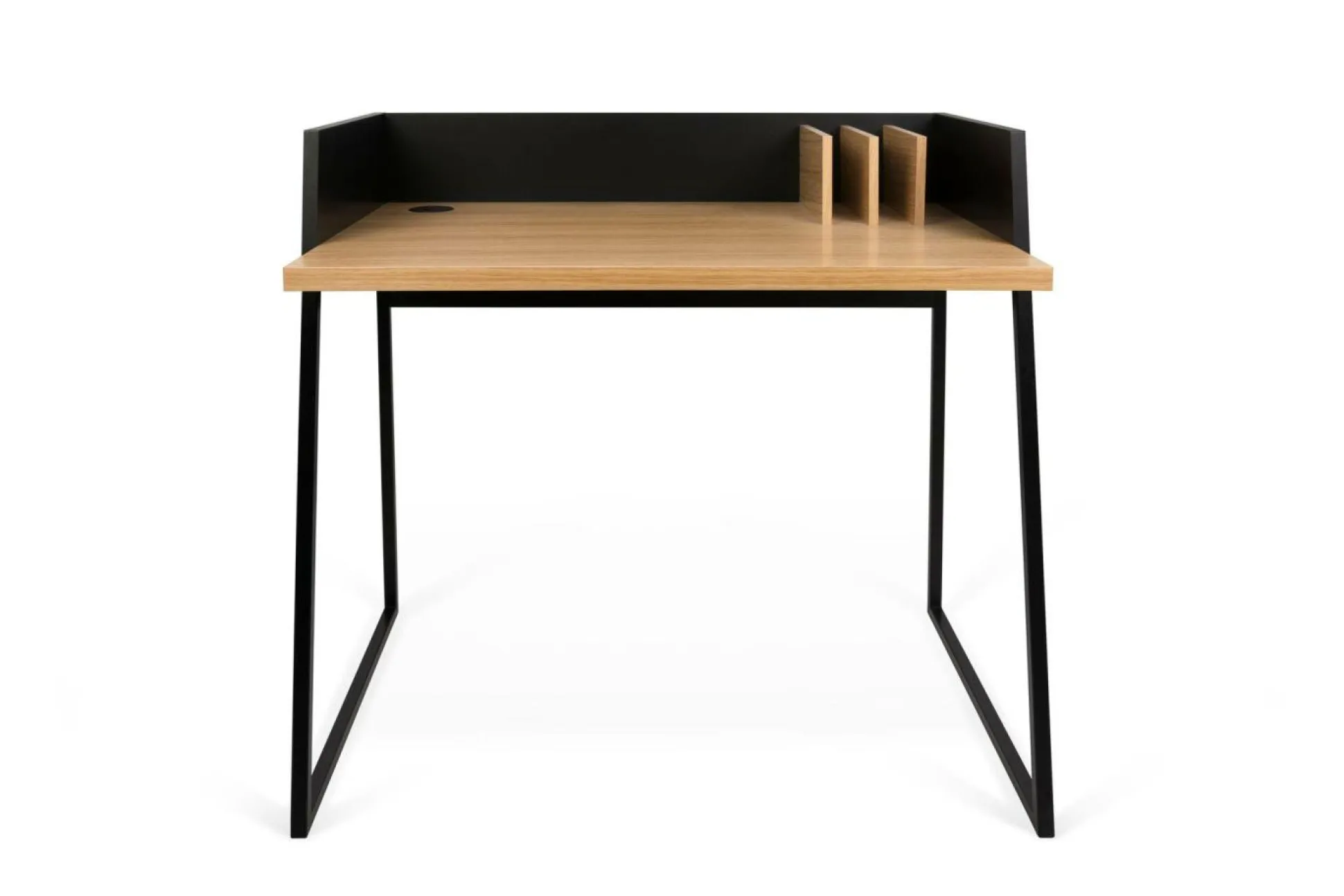 C.PRO PAR CAMIF Bureau Tennessee - Noir/Chêne