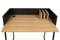 C.PRO PAR CAMIF Bureau Tennessee - Noir/Chêne