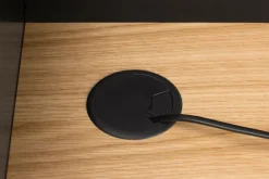 C.PRO PAR CAMIF Bureau Tennessee - Noir/Chêne