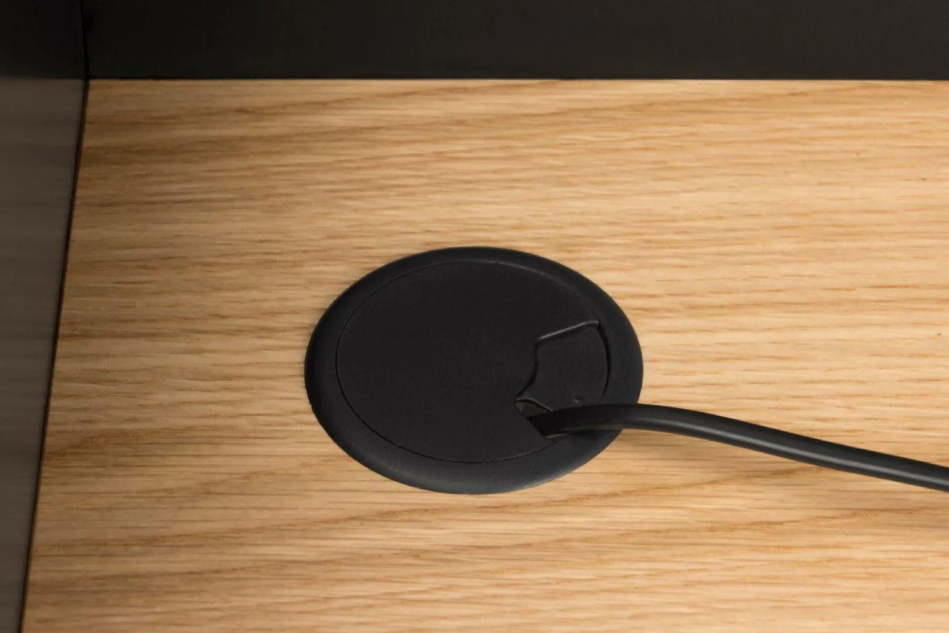 C.PRO PAR CAMIF Bureau Tennessee - Noir/Chêne