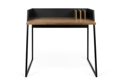 C.PRO PAR CAMIF Bureau Tennessee - Noir/Noyer
