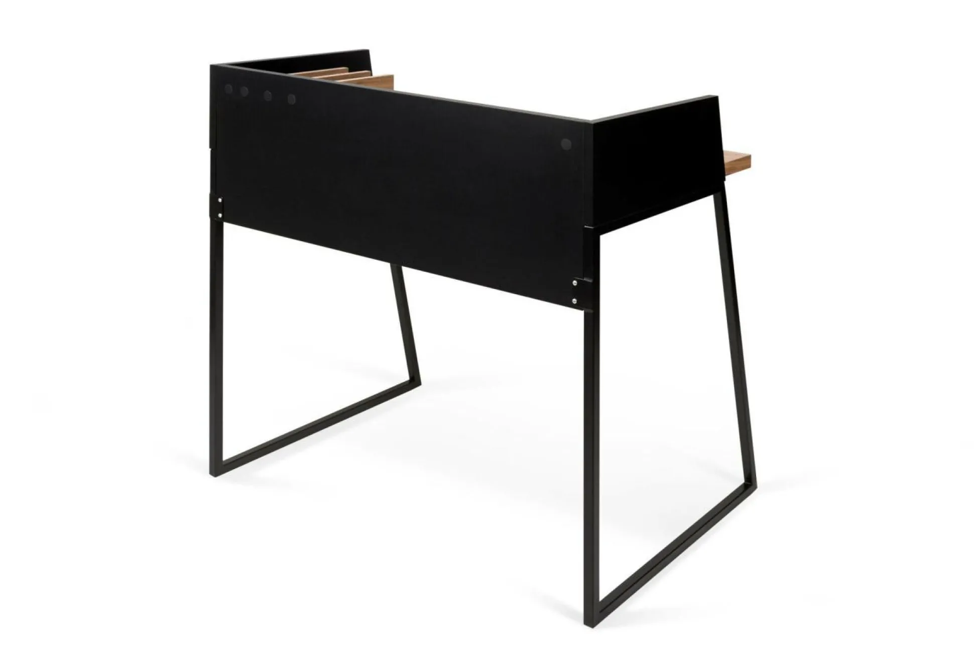 C.PRO PAR CAMIF Bureau Tennessee - Noir/Noyer