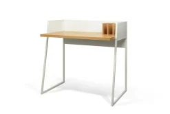 C.PRO PAR CAMIF Bureau Tennessee - Blanc/Chêne