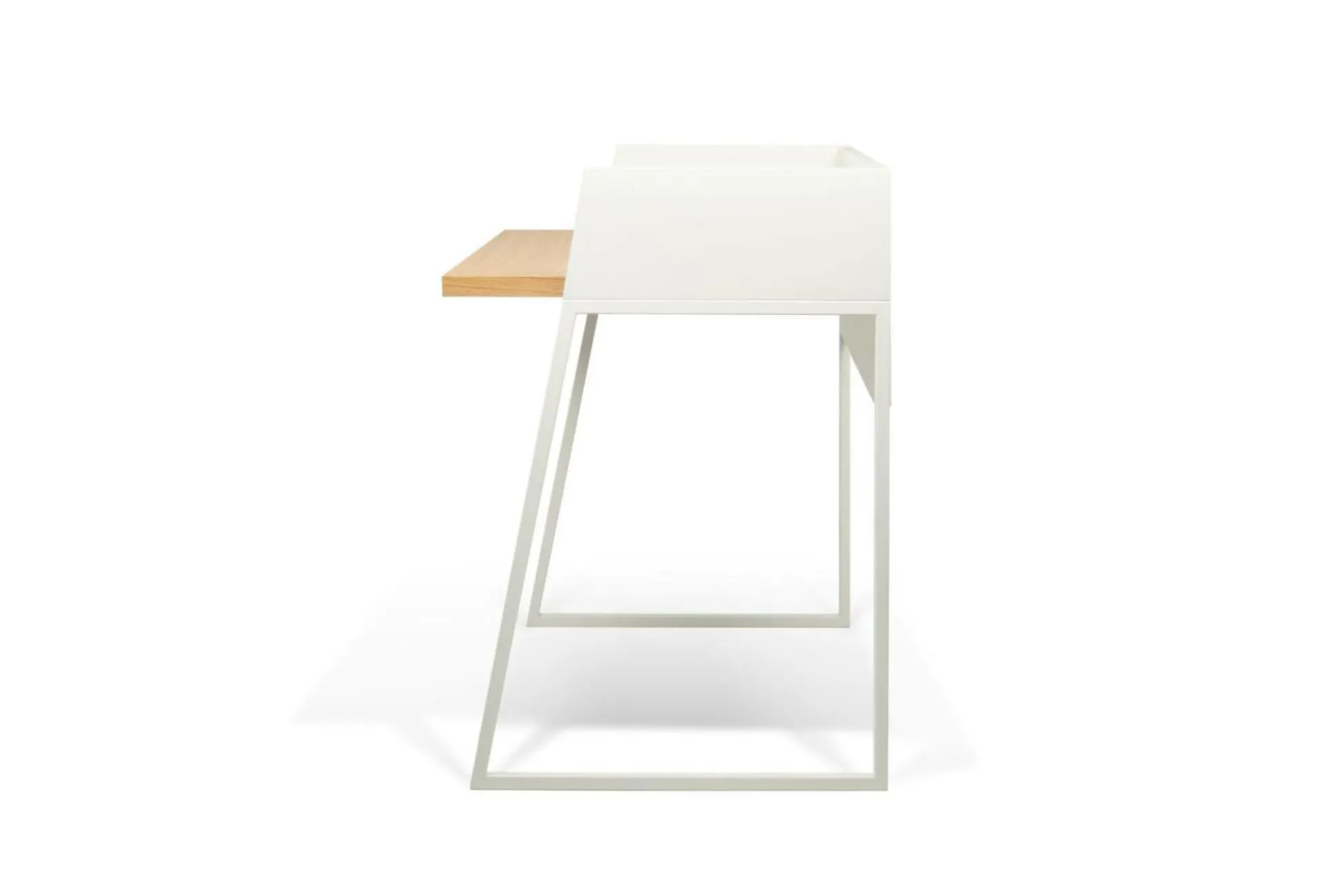 C.PRO PAR CAMIF Bureau Tennessee - Blanc/Chêne