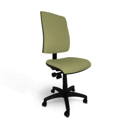 C.PRO PAR CAMIF Chaise de bureau Antoine II - Vert - Roulettes pour sol dur