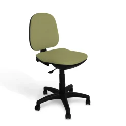 C.PRO PAR CAMIF Chaise de bureau Jade - Vert - Roulettes pour sol dur