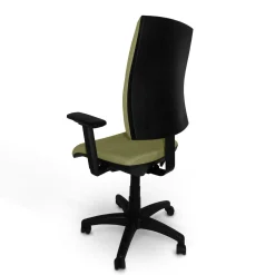 C.PRO PAR CAMIF Fauteuil de bureau Alexandre II - Grenat - Roulettes pour sol dur