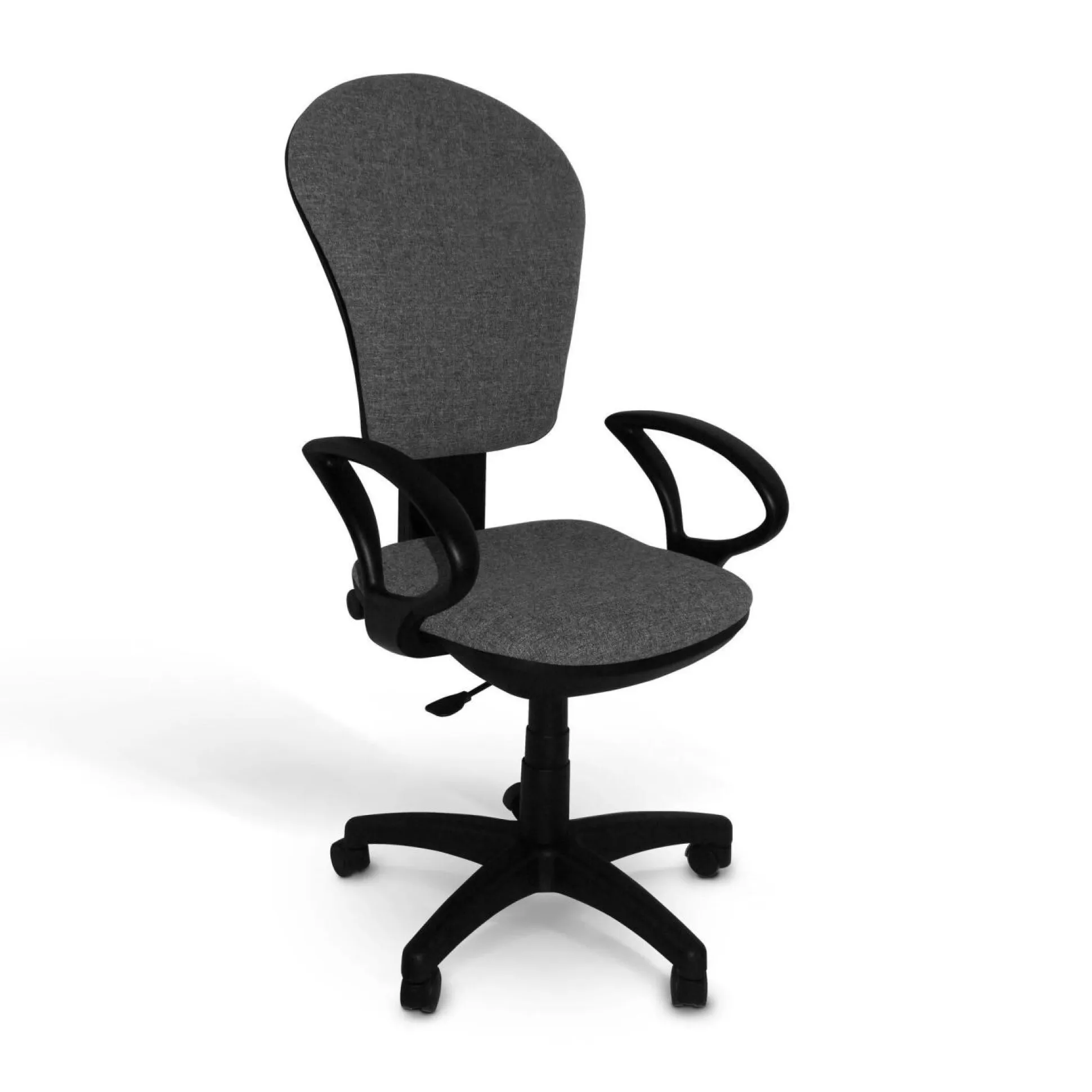 C.PRO PAR CAMIF Fauteuil de bureau Juliette - Gris - Roulettes pour sol dur
