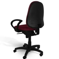 C.PRO PAR CAMIF Fauteuil de bureau Mélanie - Gris - Roulettes pour sol dur