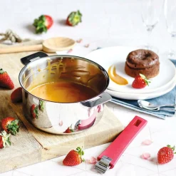 CRISTEL Casserole inox Mutine amovible - 16 cm