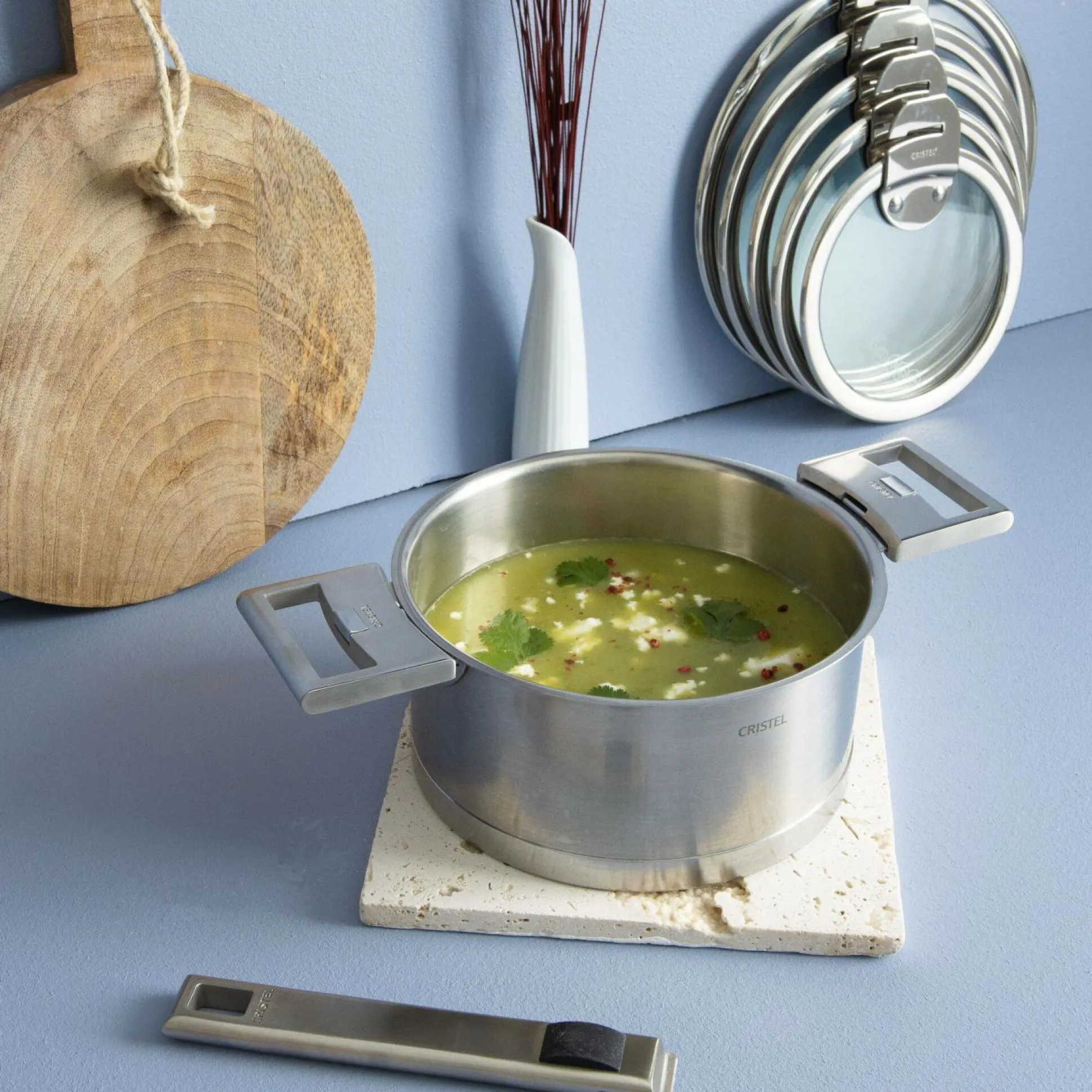 CRISTEL Casserole/faitout Strate amovible - 24 cm