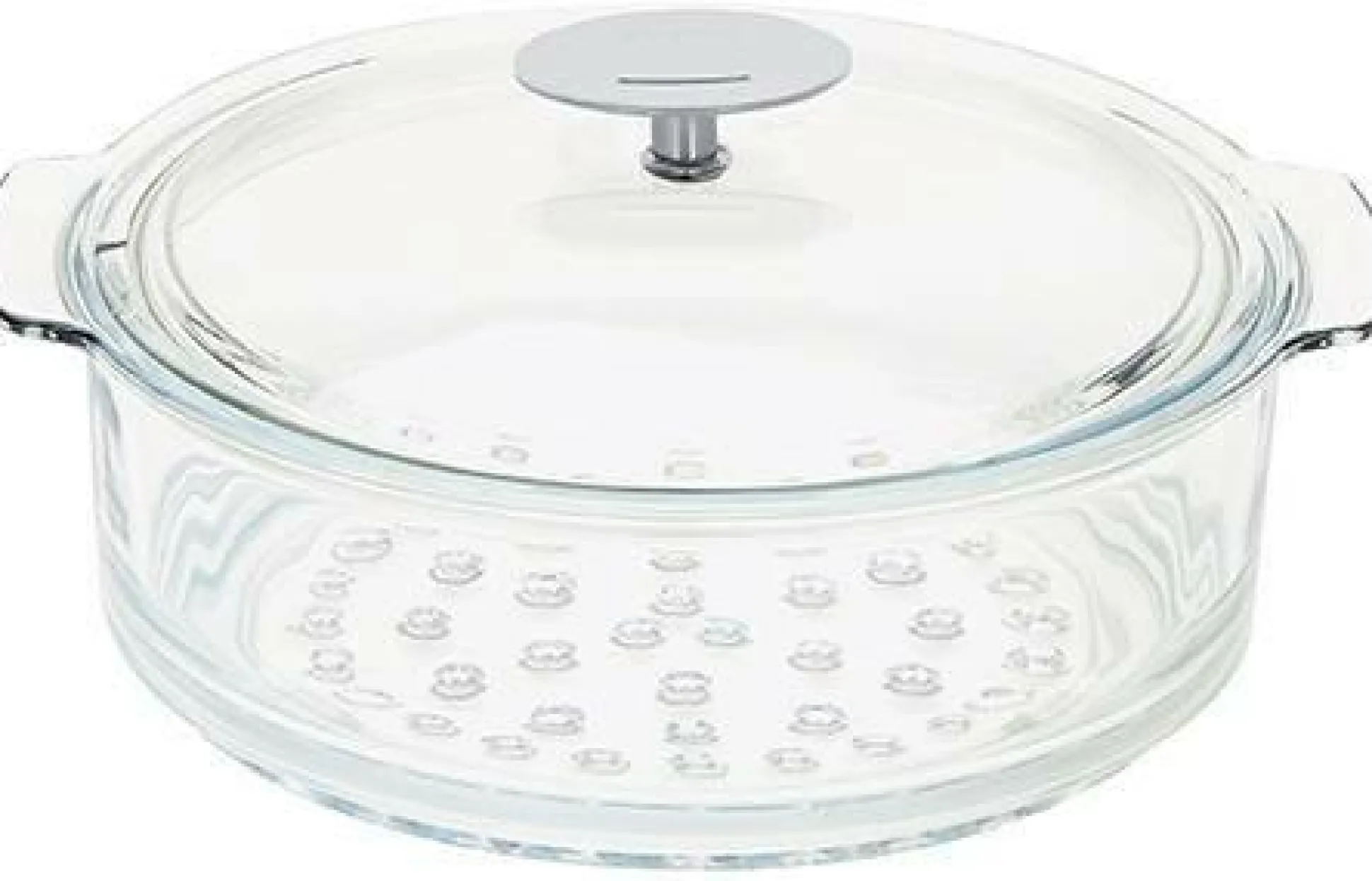 CRISTEL Cuit-vapeur en verre + couvercle - 20 cm