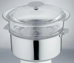 CRISTEL Cuit-vapeur en verre + couvercle - 20 cm