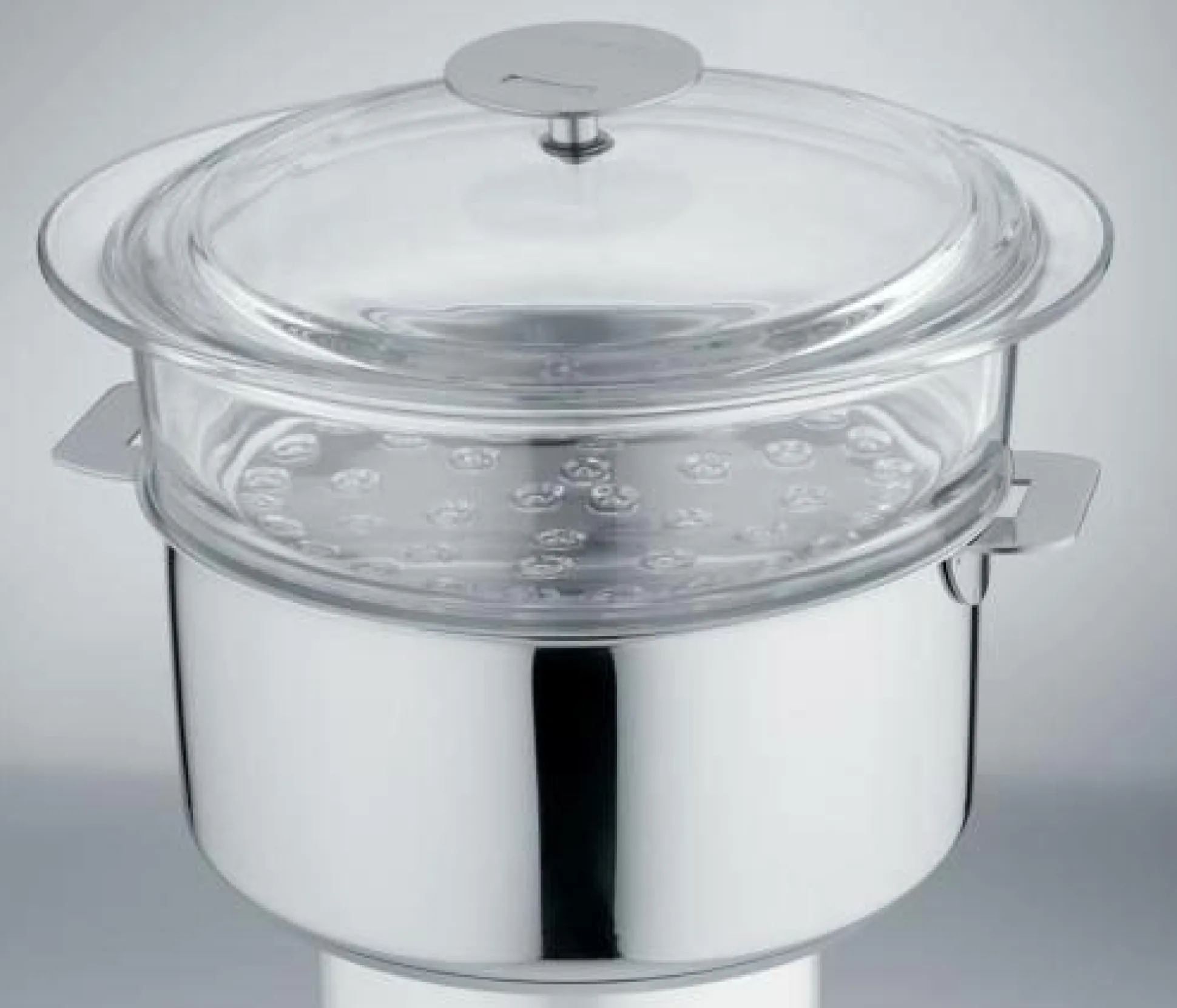 CRISTEL Cuit-vapeur en verre + couvercle - 20 cm