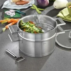 CRISTEL Faitout Strate Fixe - 22 cm