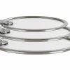 CRISTEL Lot de 3 couvercles plats 16/18/20 cm Strate Amovible